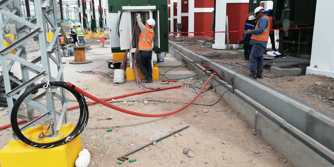 Enlace de fibra óptica punto a punto